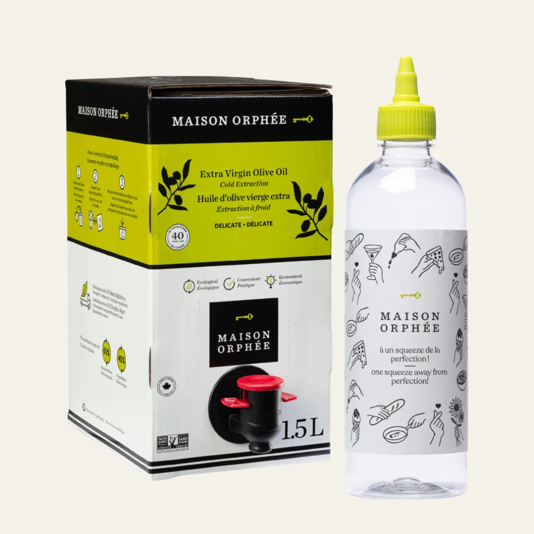 maison-orph-e-duo-pratico-olio-extravergine-delicato-bib-1-5l-bottiglia-squeeze image 2