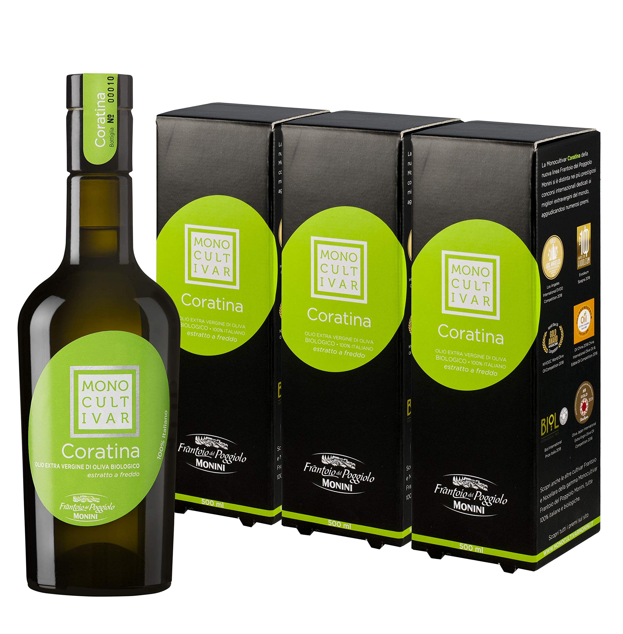monini-monocultivar-frantoio-olio-extra-vergine-bio-100-italiano-500-ml image 2
