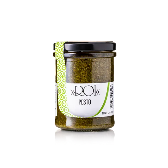 olio-roi-pesto-ligure-senza-formaggio-salsa-pesto-vegano-180g image 1