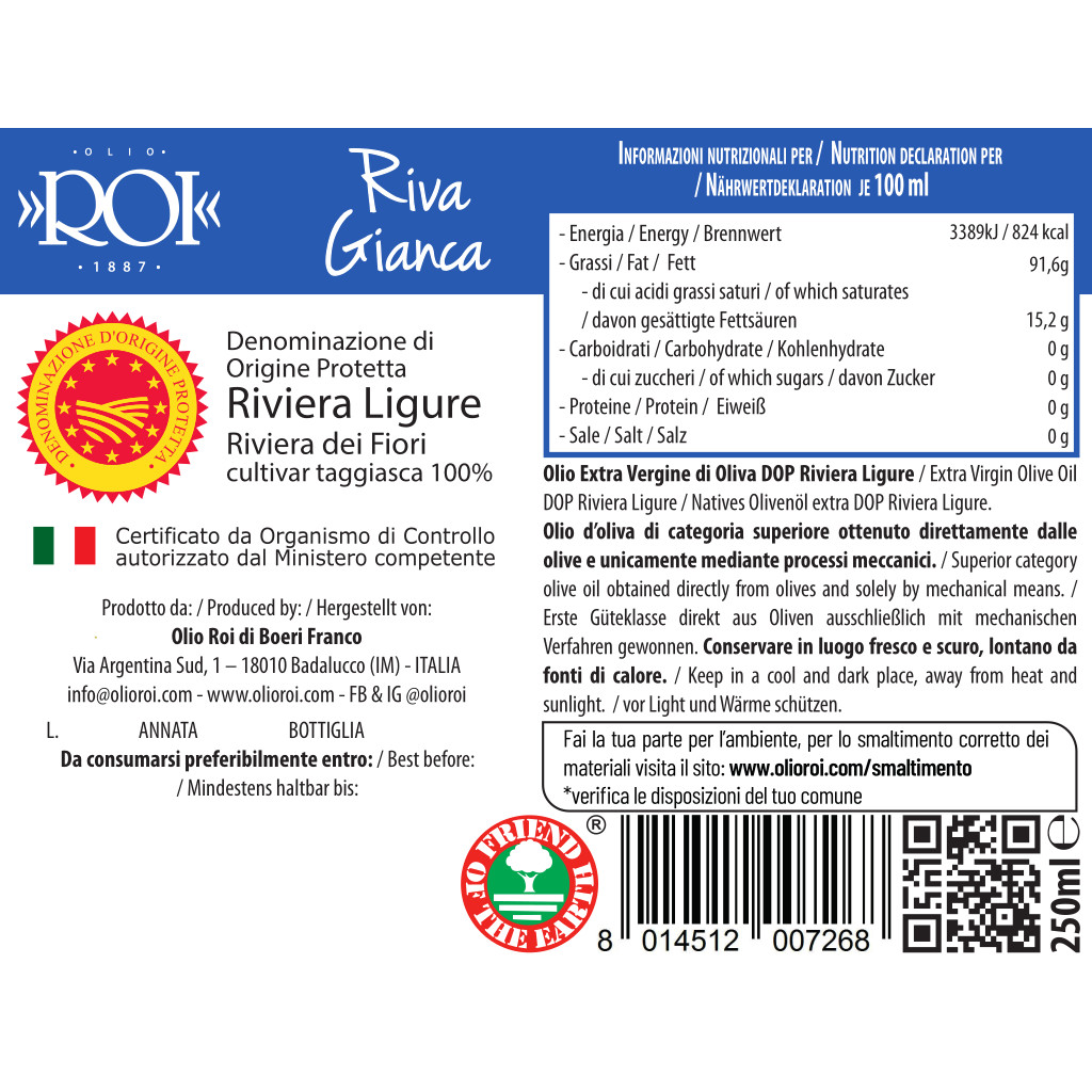 olio-roi-riva-gianca-mare-ampolla-250ml-edizione-limitata image 4