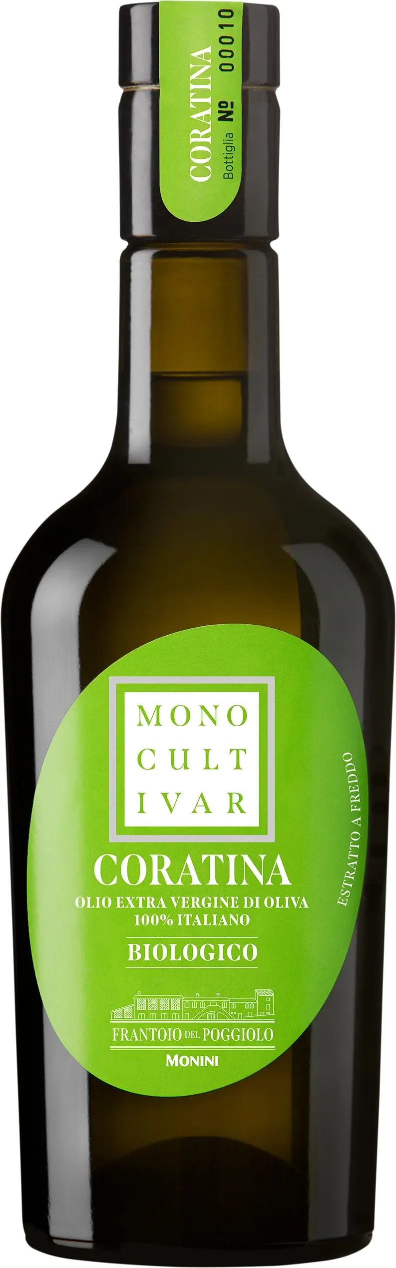monini-monocultivar-coratina-olio-extra-vergine-di-oliva-italiano-500-ml image 1