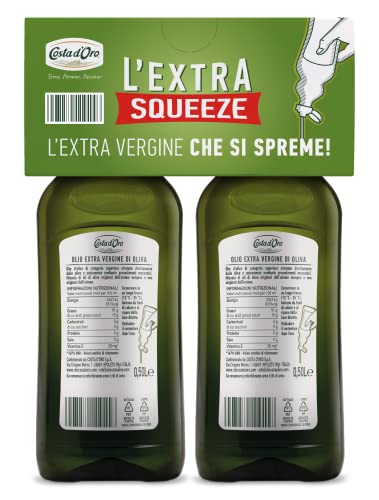 costa-d-oro-l-extra-squeeze-bipack-2x500-ml-olio-extravergine-con-tappo-salvagoc image 5