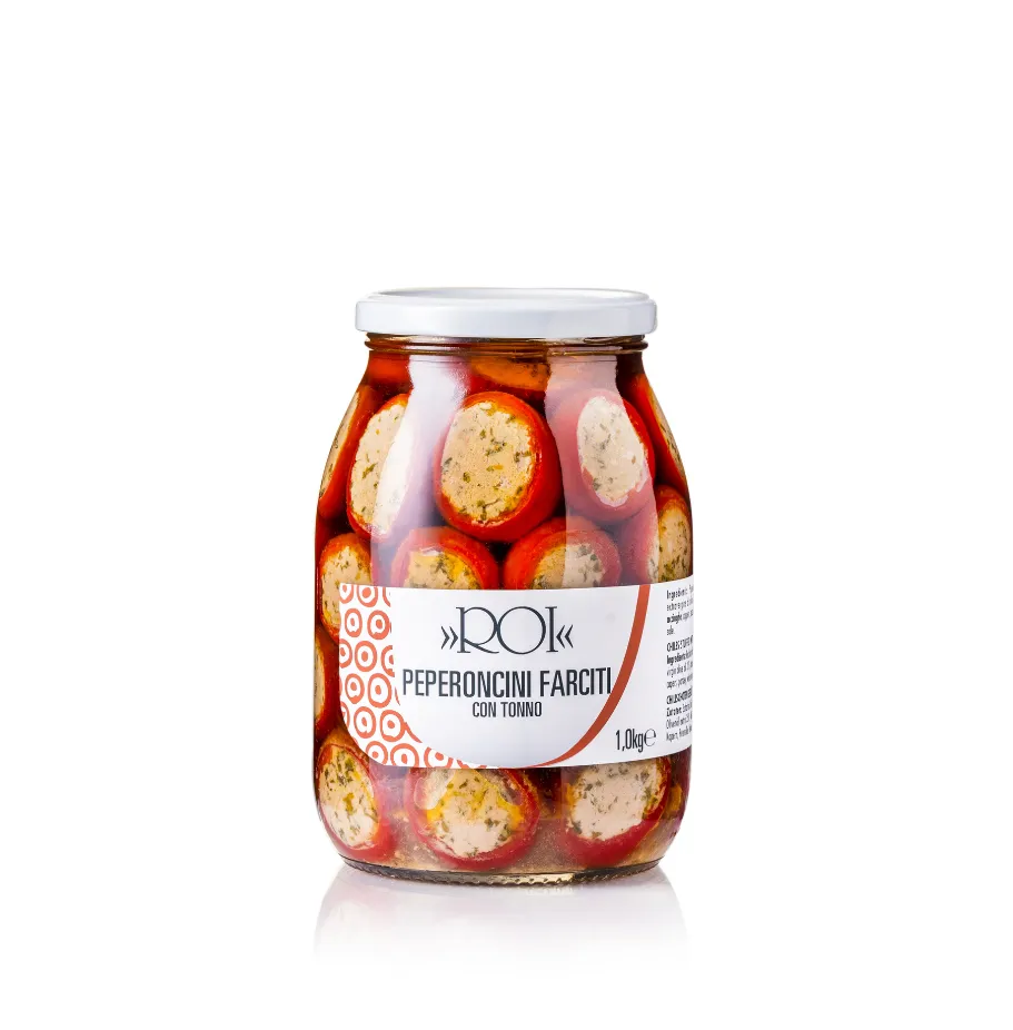 olio-roi-peperoncini-farciti-con-tonno-barattolo-1-kg-per-aperitivo image 1