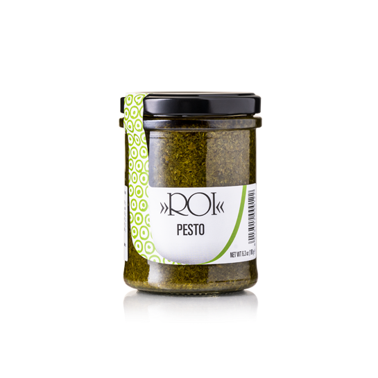 olio-roi-pesto-ligure-senza-formaggio-salsa-pesto-vegano-180g image 1