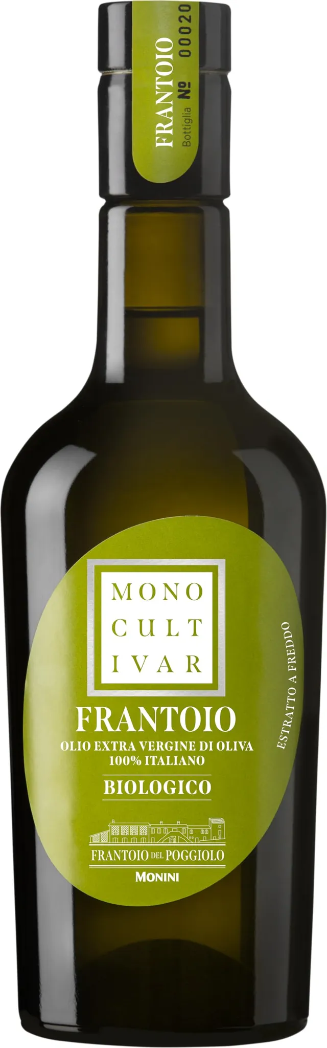 monini-monocultivar-frantoio-olio-extra-vergine-bio-100-italiano-500-ml image 1