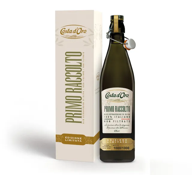 costa-d-oro-primo-raccolto-edizione-limitata-olio-evo-100-italiano-75-cl image 1