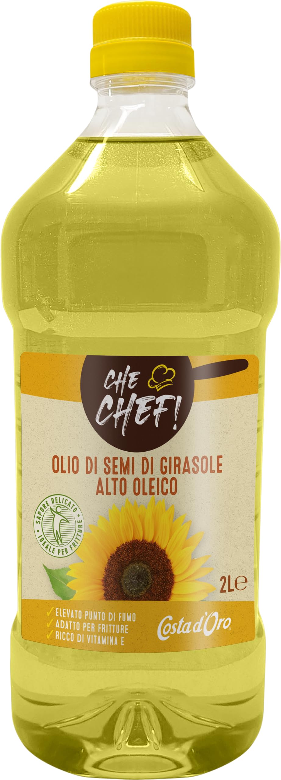 costa-d-oro-che-chef-girasole-alto-oleico-2l-olio-di-semi-per-frittura image 1