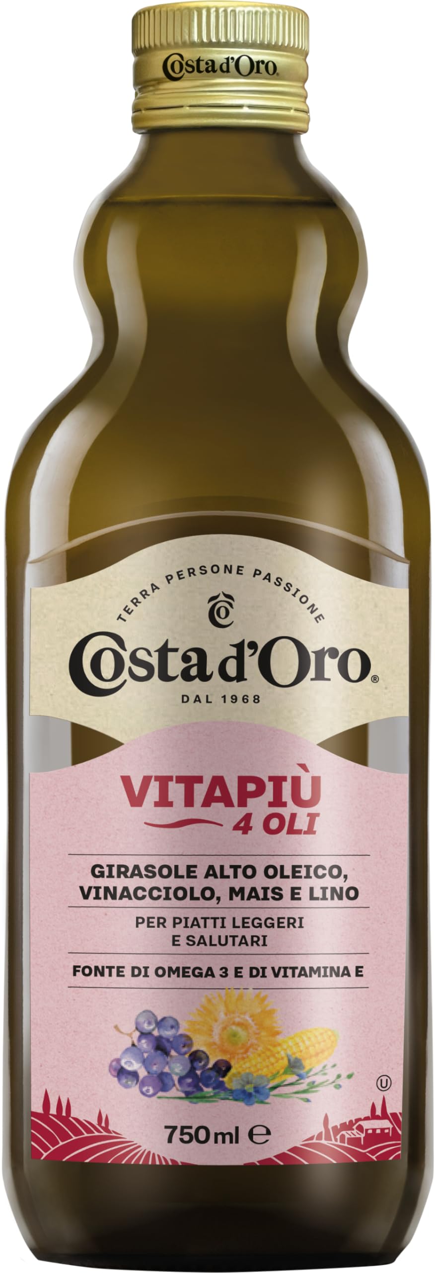 costa-d-oro-vitapi-4-oli-750-ml-olio-con-omega-3-e-6-e-vitamina-e image 3