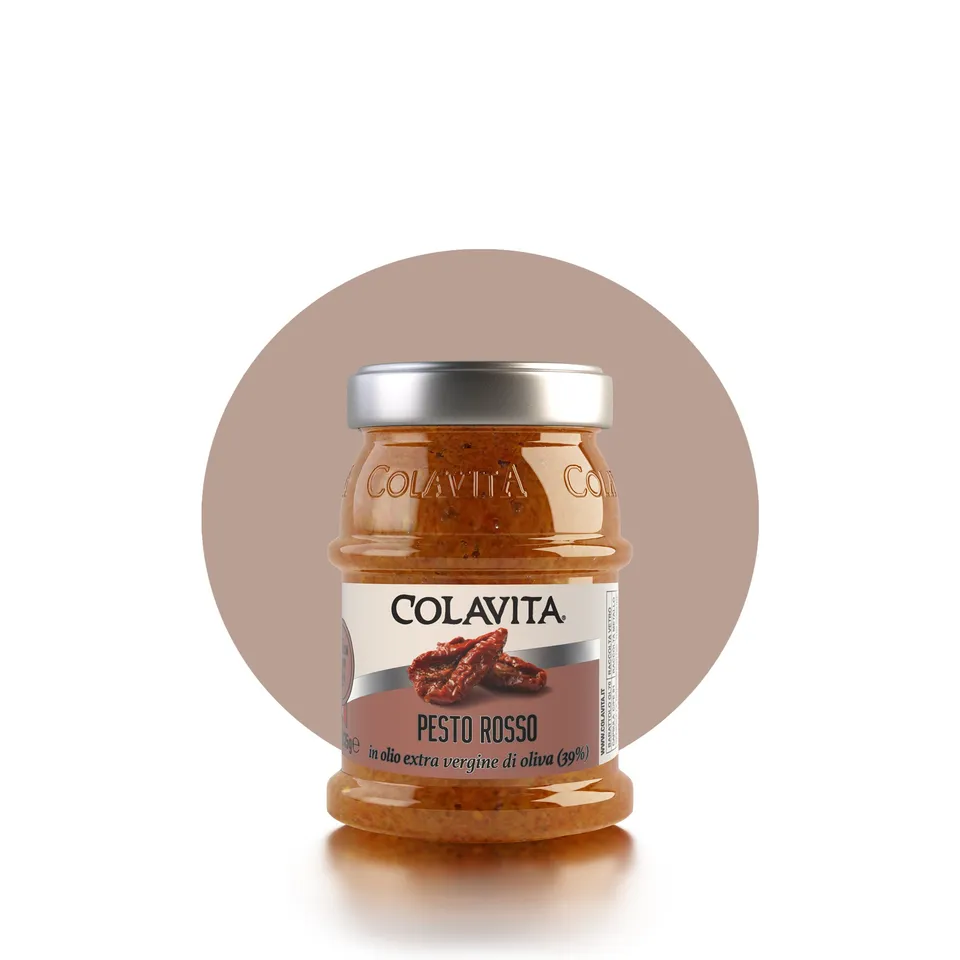 colavita-pesto-rosso-in-olio-extra-vergine-di-oliva-condimento-pronto image 1