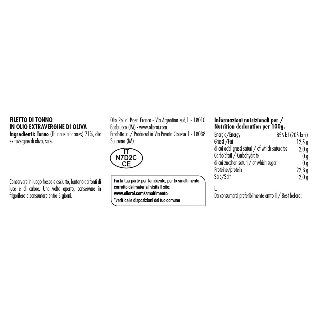 olio-roi-filetto-di-tonno-in-olio-extravergine-di-oliva-185-g image 2