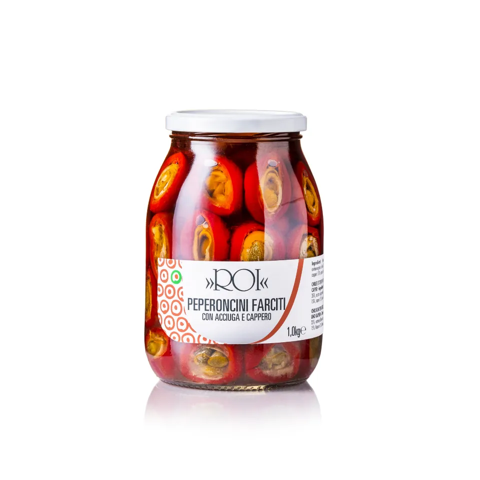 olio-roi-peperoncini-farciti-con-acciuga-e-capperi-1kg image 1