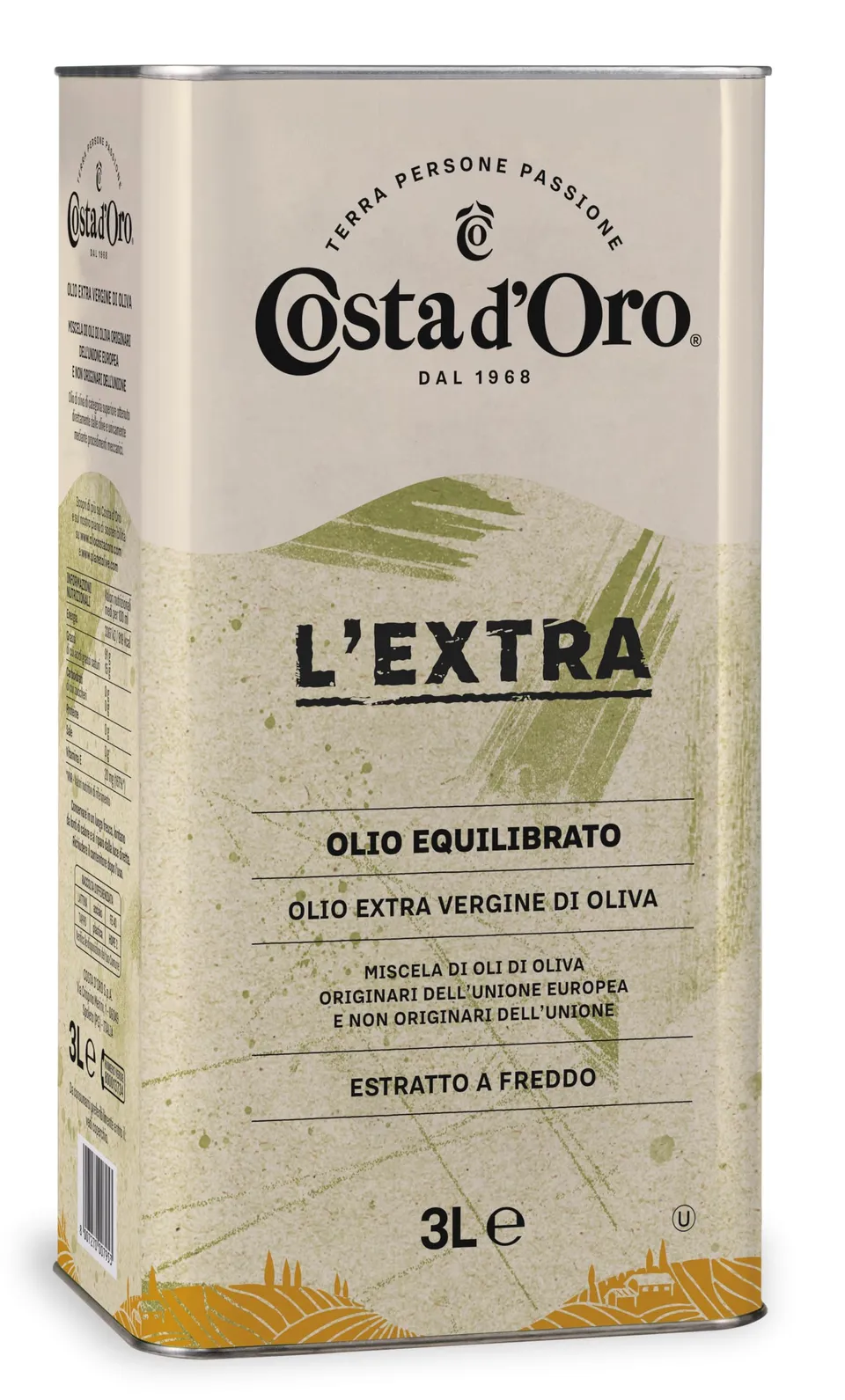 costa-d-oro-l-extra-olio-extravergine-di-oliva-estratto-a-freddo-latta-3-l image 1