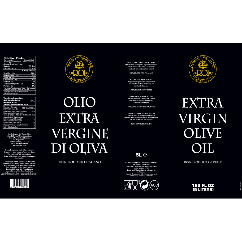 olio-roi-mosto-olio-extravergine-italiano-5l-latta-scorta-famiglia image 2