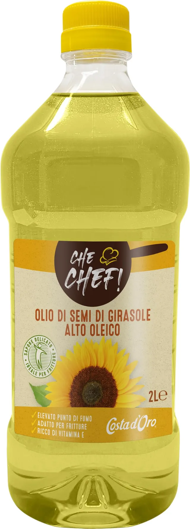 costa-d-oro-che-chef-girasole-alto-oleico-2l-olio-di-semi-per-frittura image 1